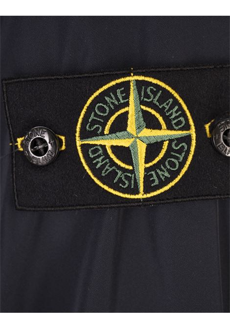 Giacca In Micro Twill Blu STONE ISLAND | K1S154100006-S0026V0020
